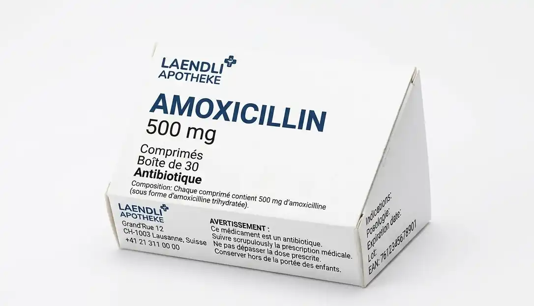 Amoxicillin 500mg Tabletten Packung