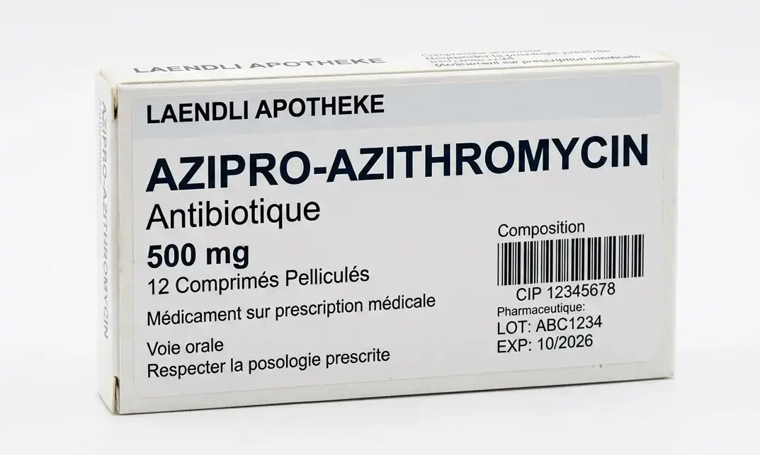 Azipro Azithromycin Generika Packung