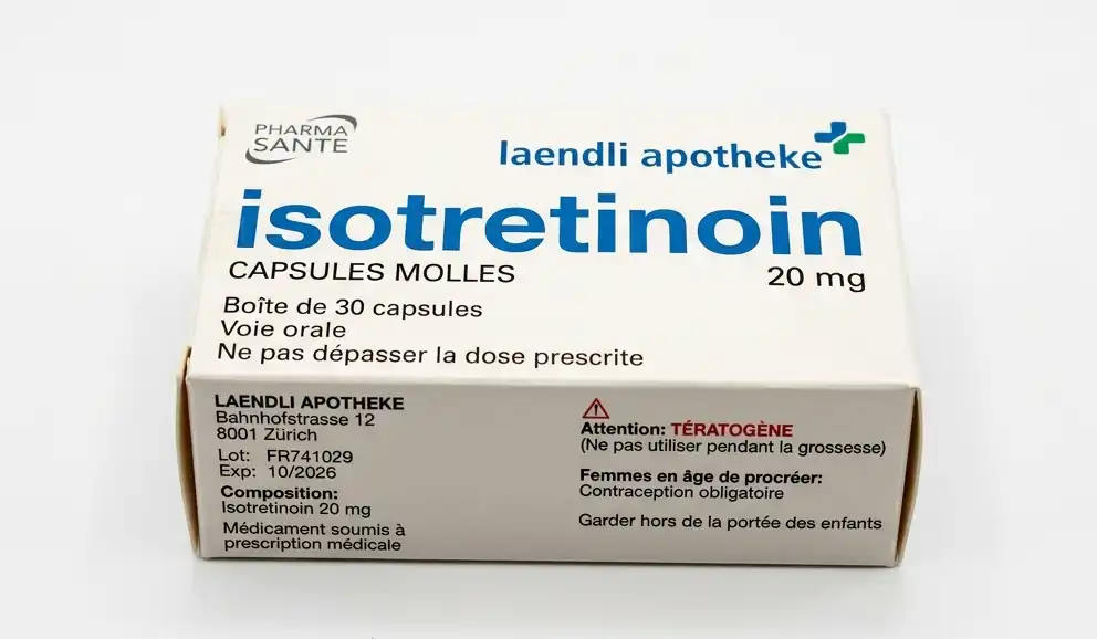Isotretinoin 20mg Generika Packung