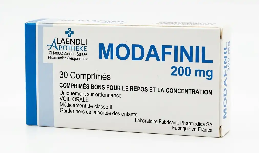 Modafinil Generika Packung 100 mg
